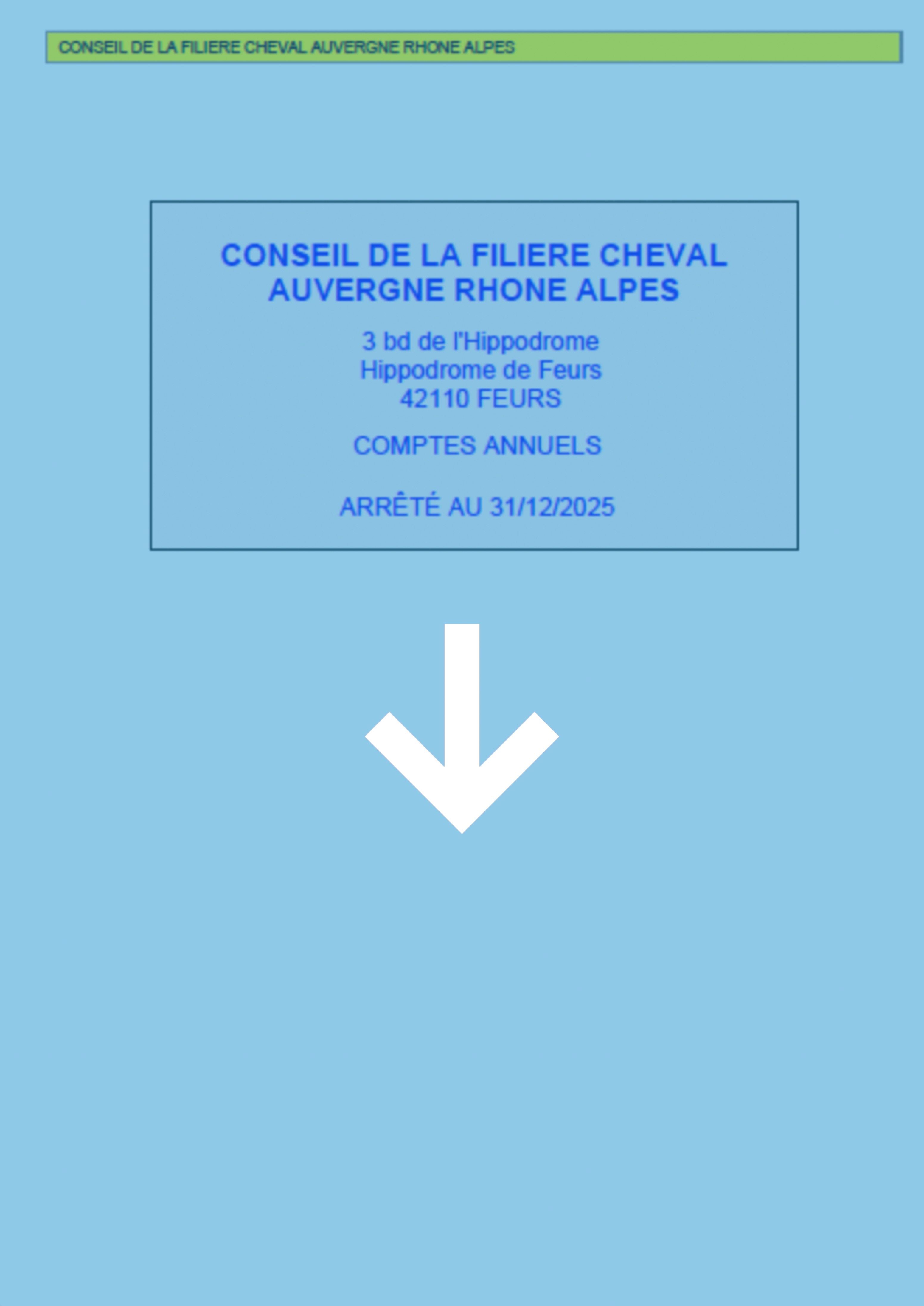 Comptes annuels FCC AURA 2025
